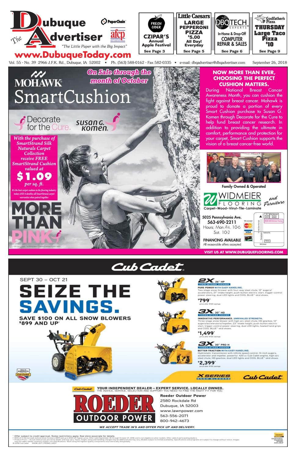 the dubuque advertiser september 26 2018 by the dubuque advertiser issuu