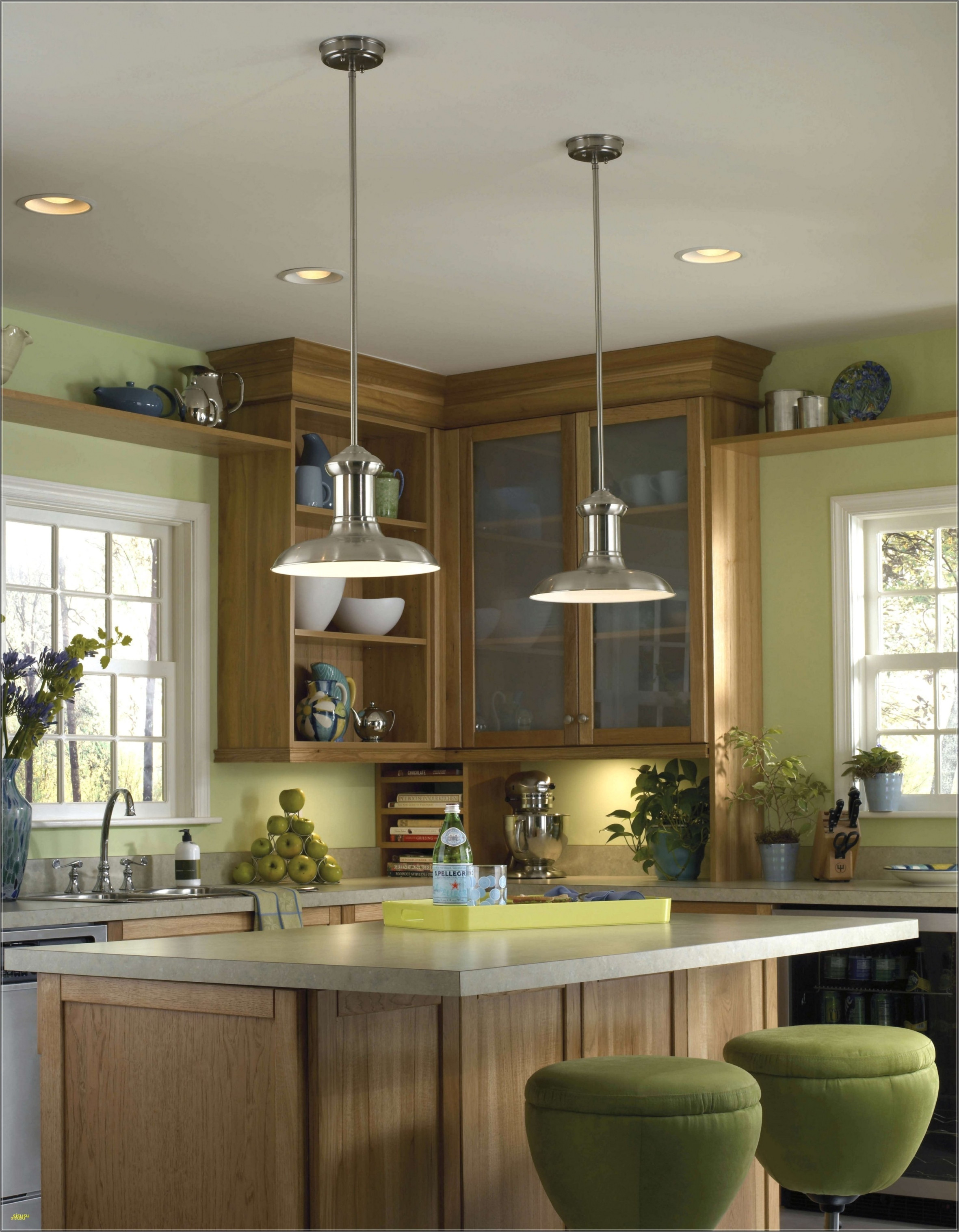 image of new recessed lighting for kitchen