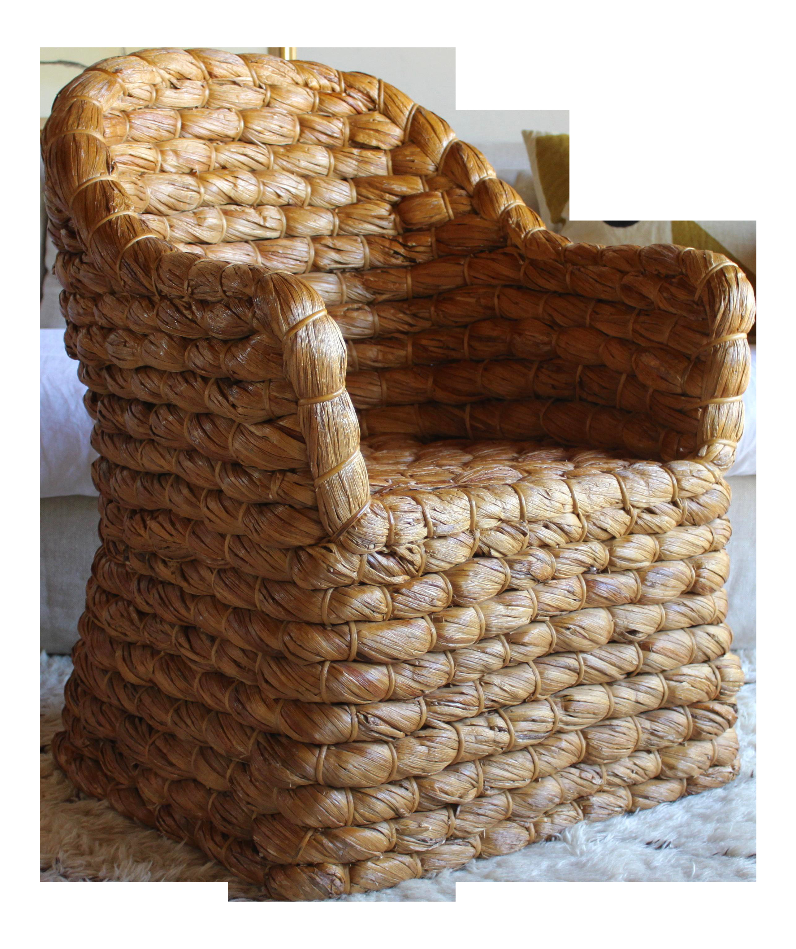 organic modern ralph lauren joshua tree woven natural lampakanay fiber barrel lounge chair 9187