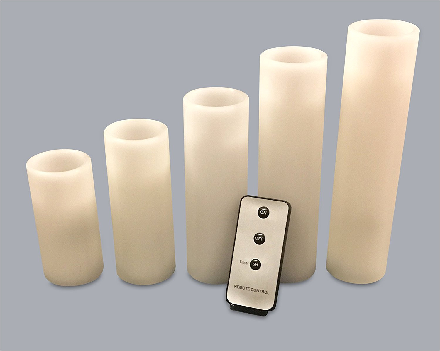 get quotations a flameless candles stunning set of 5 led pillar candles battery operated candles wax