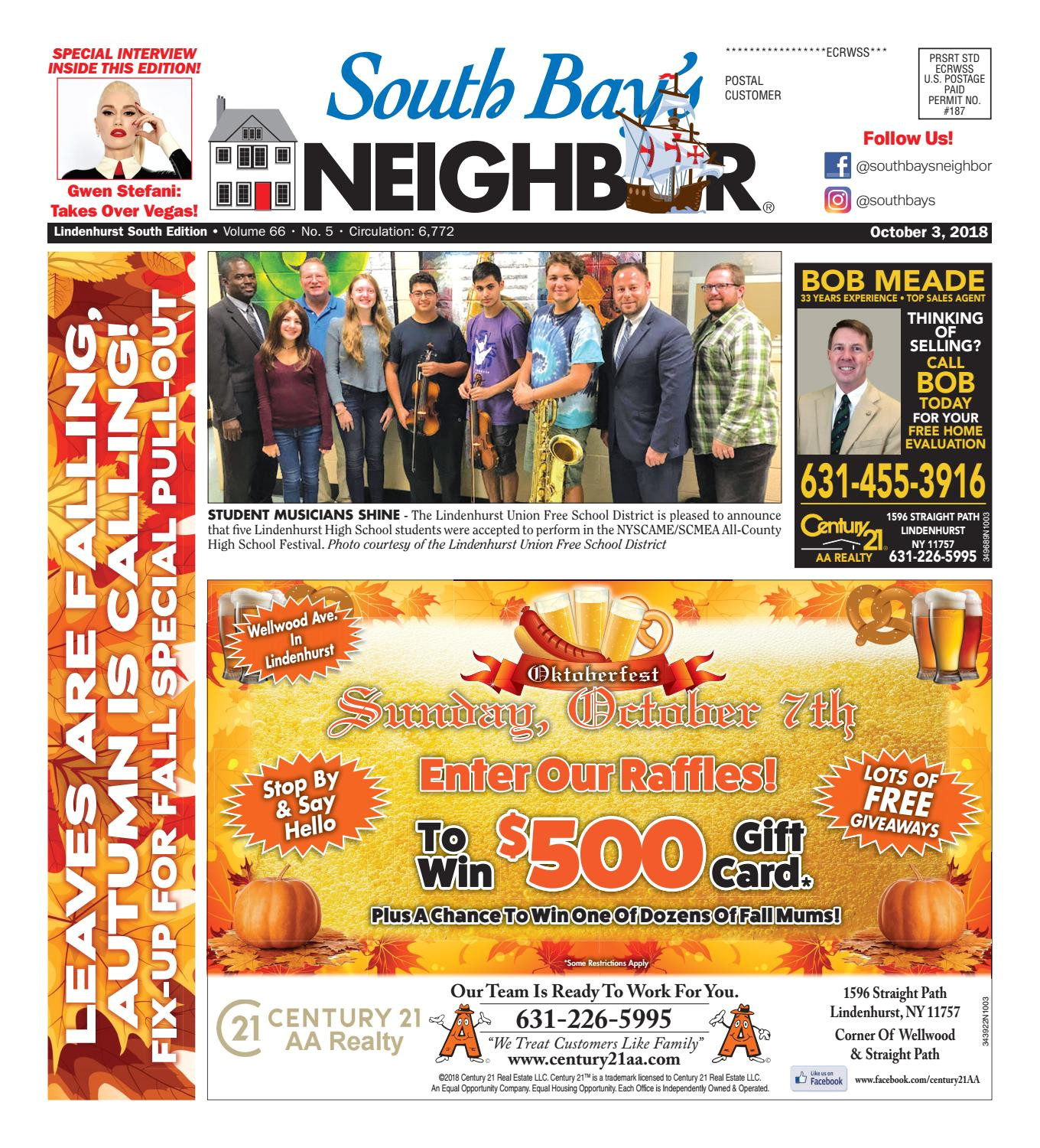 october 3rd 2018 lindenhurst south by south bay s neighbor newspapers issuu