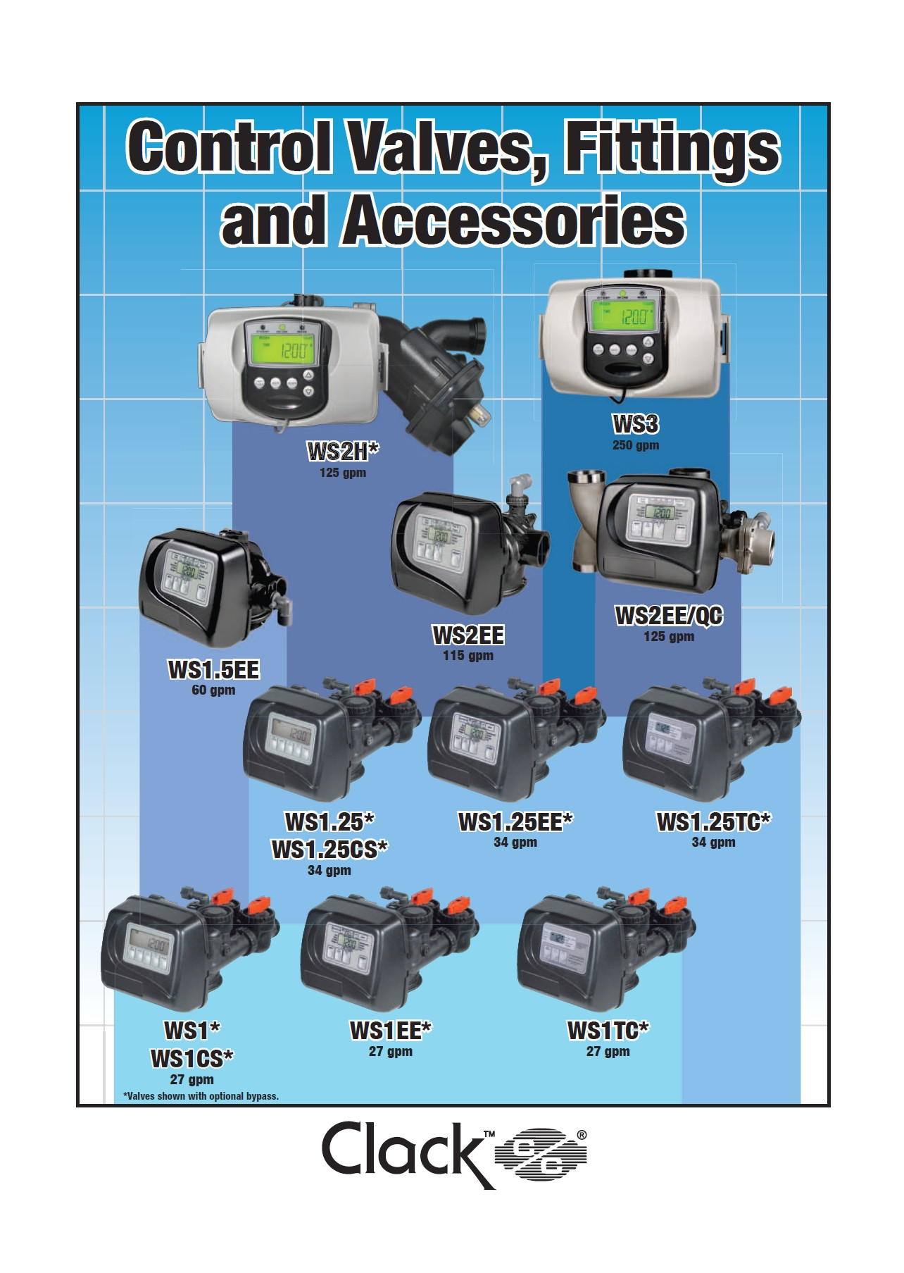 clack ws1 25 ws1 25tc backwash only filter time clock control valve only