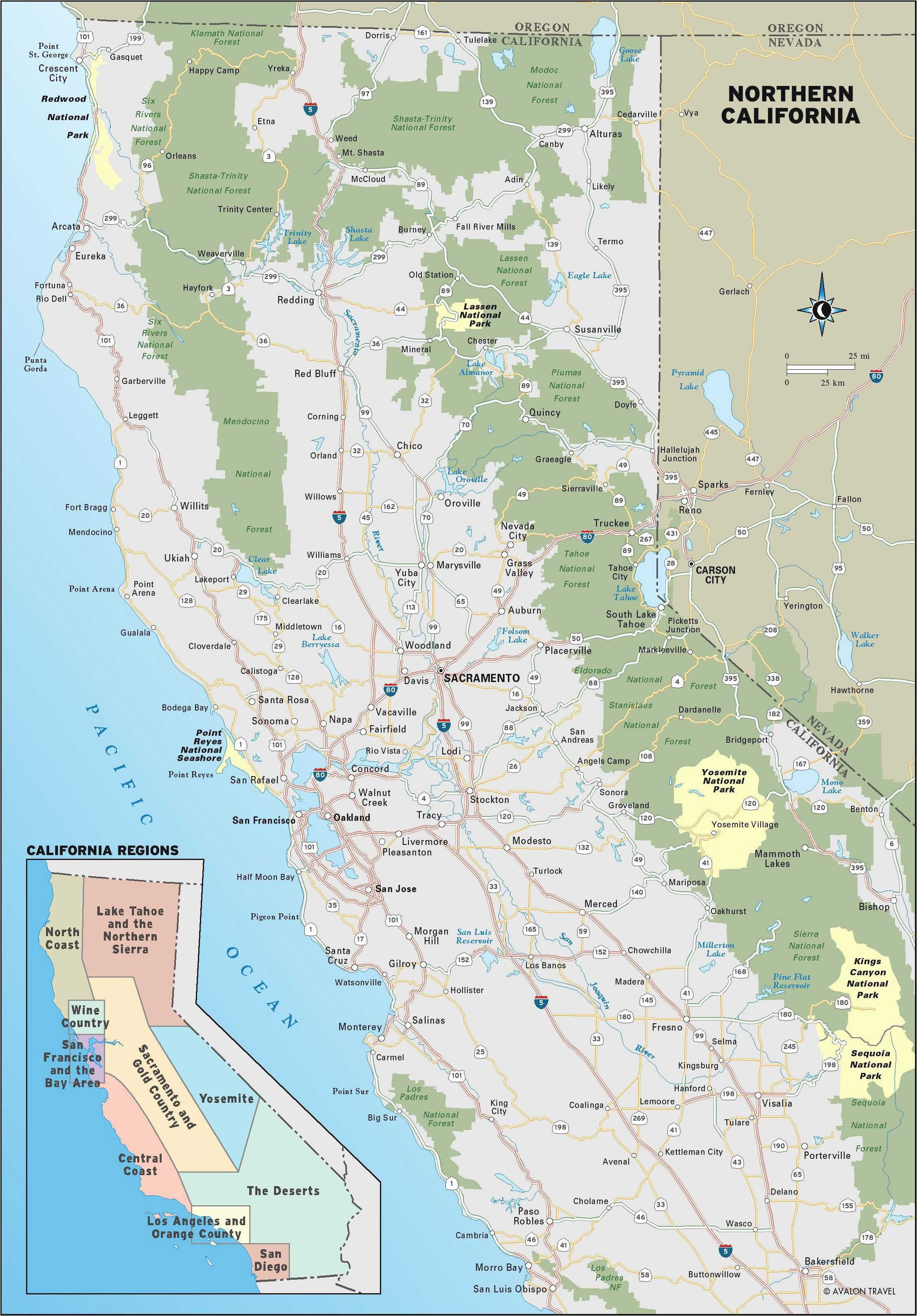 detailed map california awesome map od california our worldmaps new of map of california santa