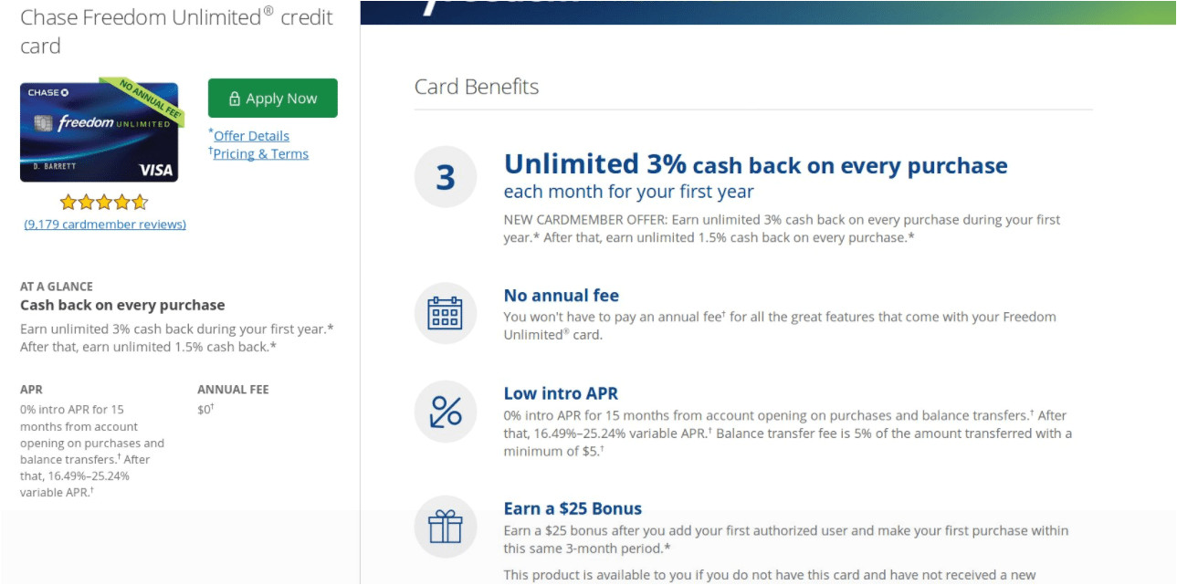 card also comes with a 0 introductory apr on purchases and balance transfers for the first 15 months 3 bt fee still applies