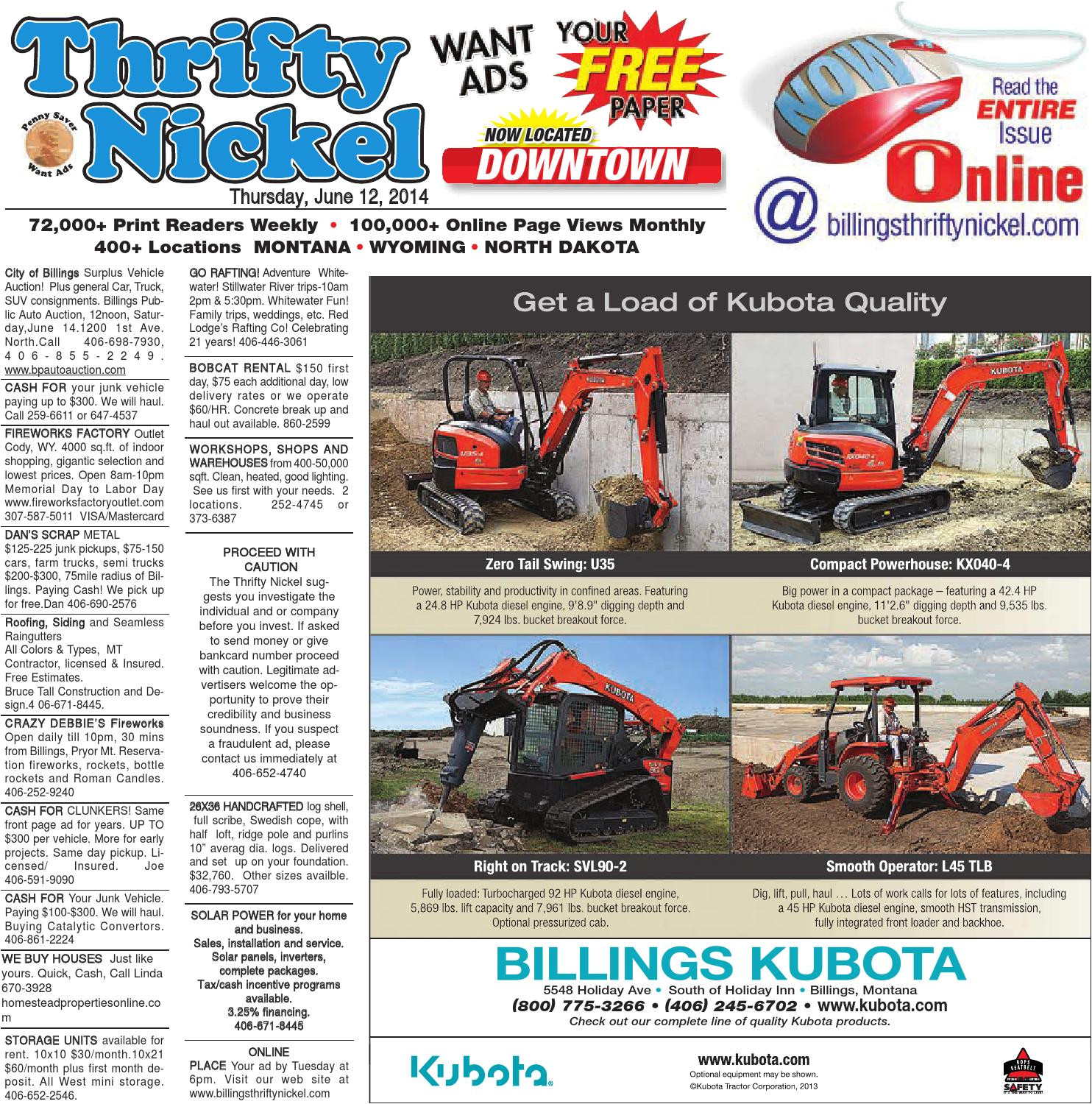 Commercial Roofing Contractors Billings Mt Thrifty Nickel June 12 by Billings Gazette issuu