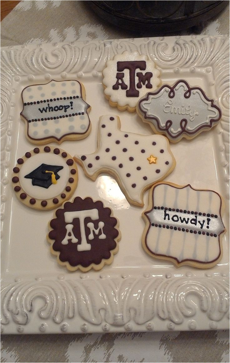 sweet melissa texas a m graduation cookies
