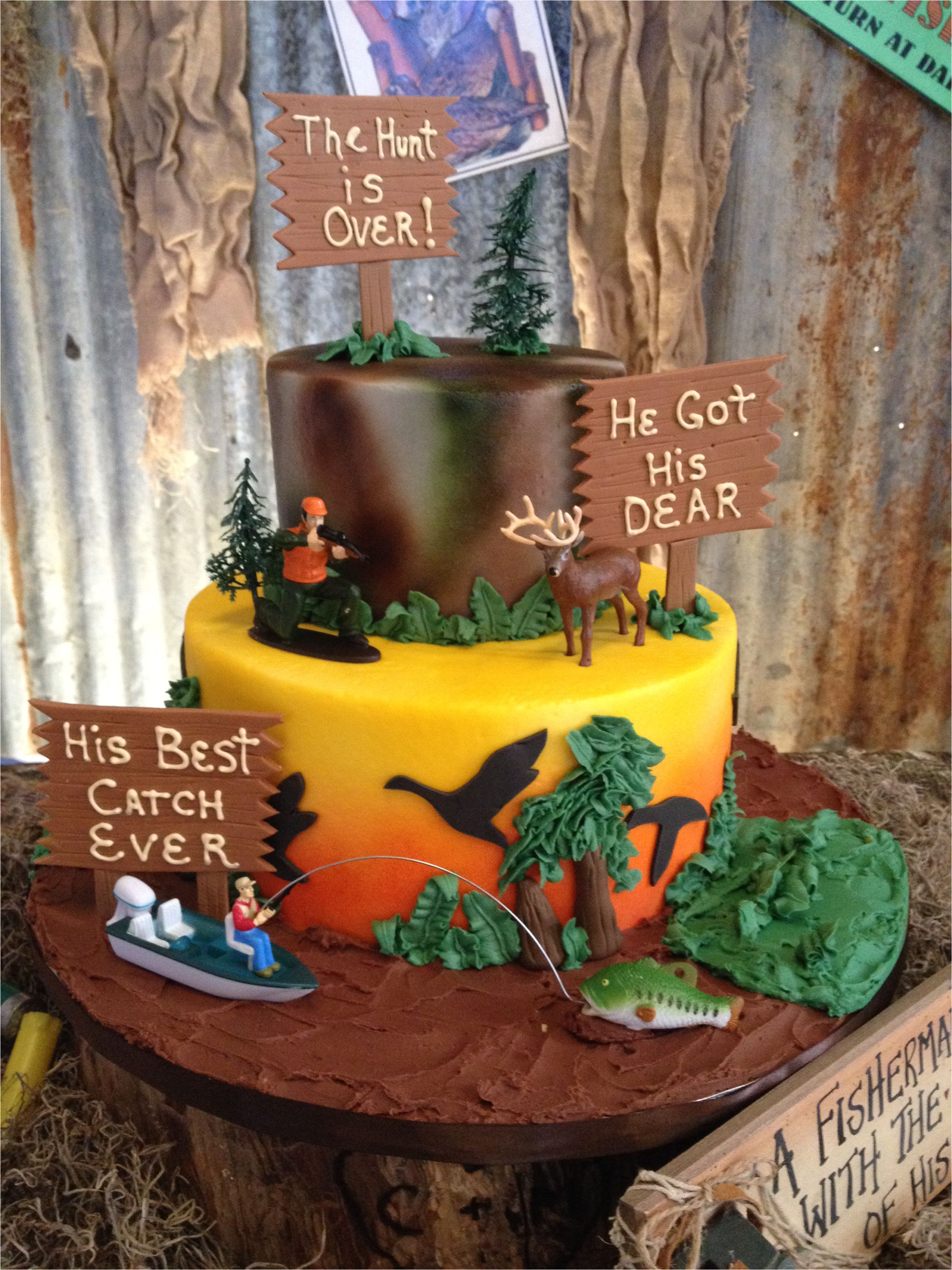 hunting cake