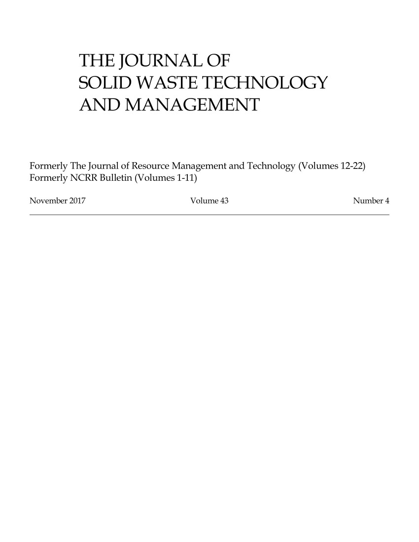 pdf deriving a planting medium from solid waste compost and excavation and demolition rubble