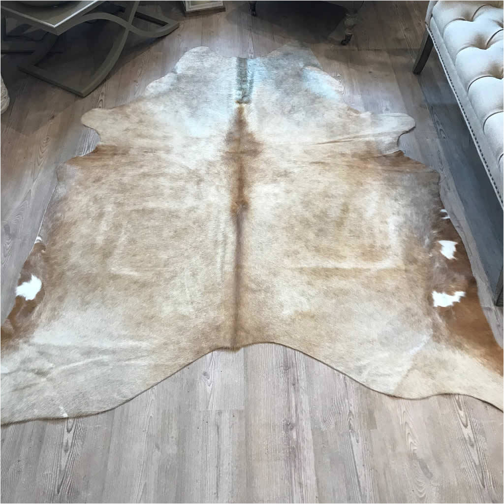 cowhide rug bronze to pewter