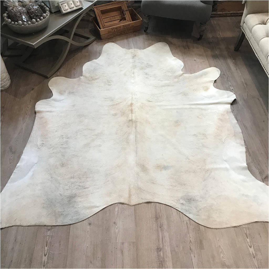 cowhide rug pale golden brown