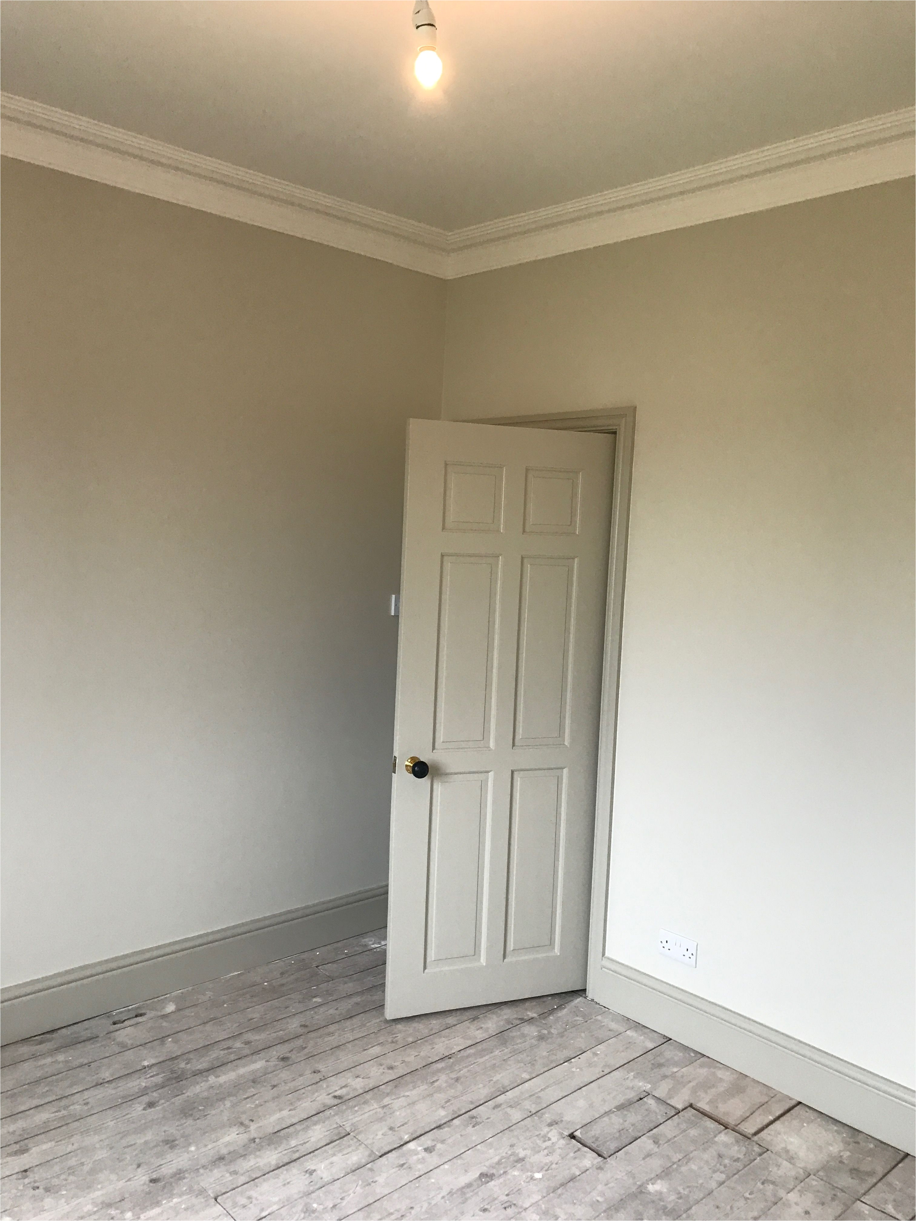 farrow and ball shadow white walls drop cloth woodwork