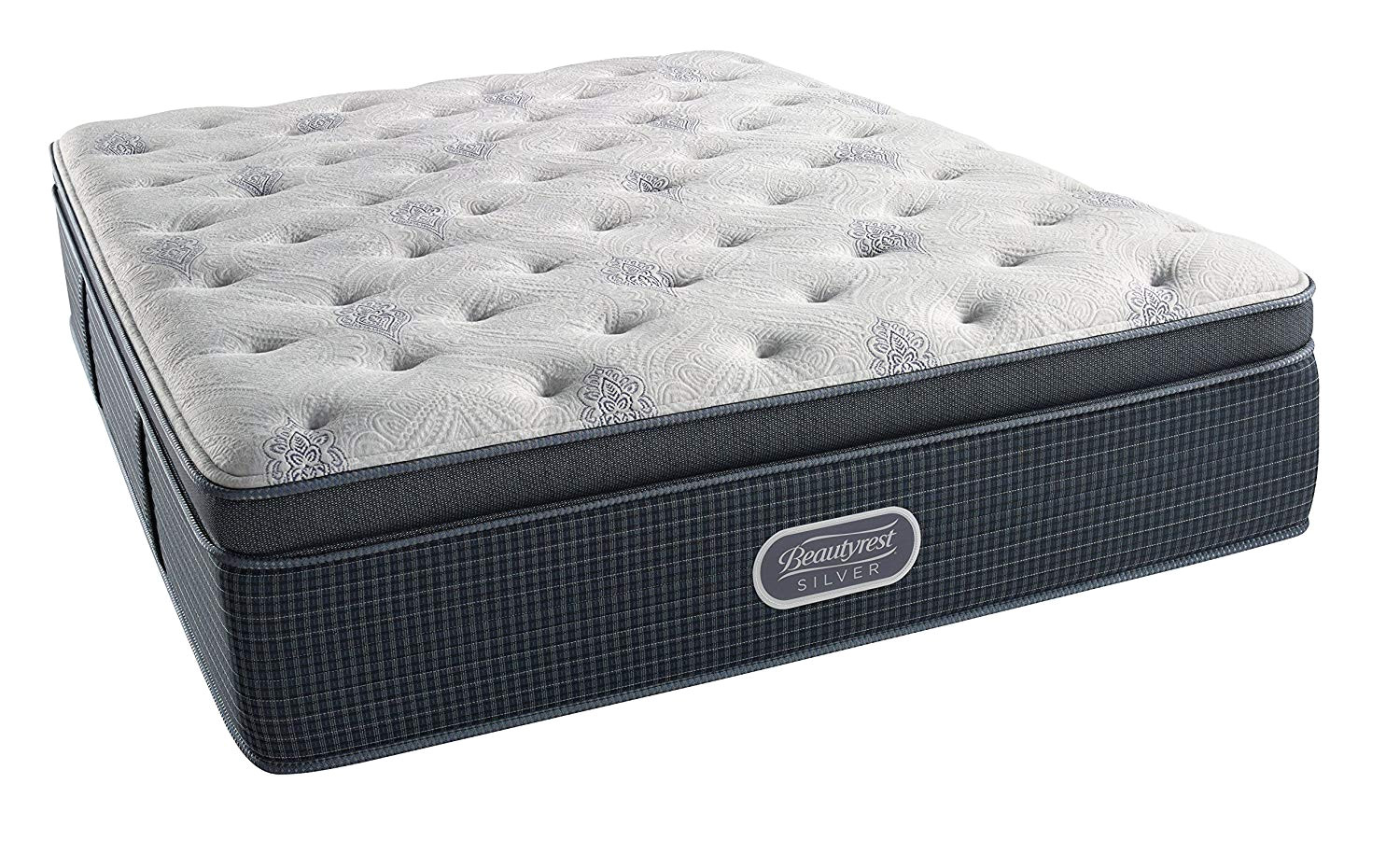 amazon com beautyrest silver luxury firm pillowtop 900 queen innerspring mattress kitchen dining