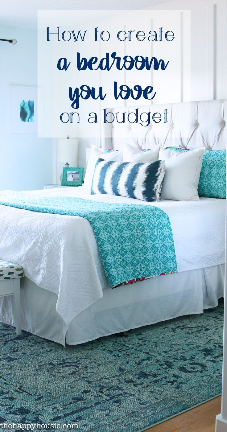 how to decorate your master bedroom on a budget the happy housie