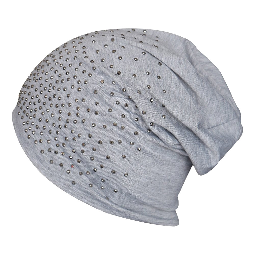 gzhilovingl rhinestone slouchy beanie hats for women at amazon women s clothing store