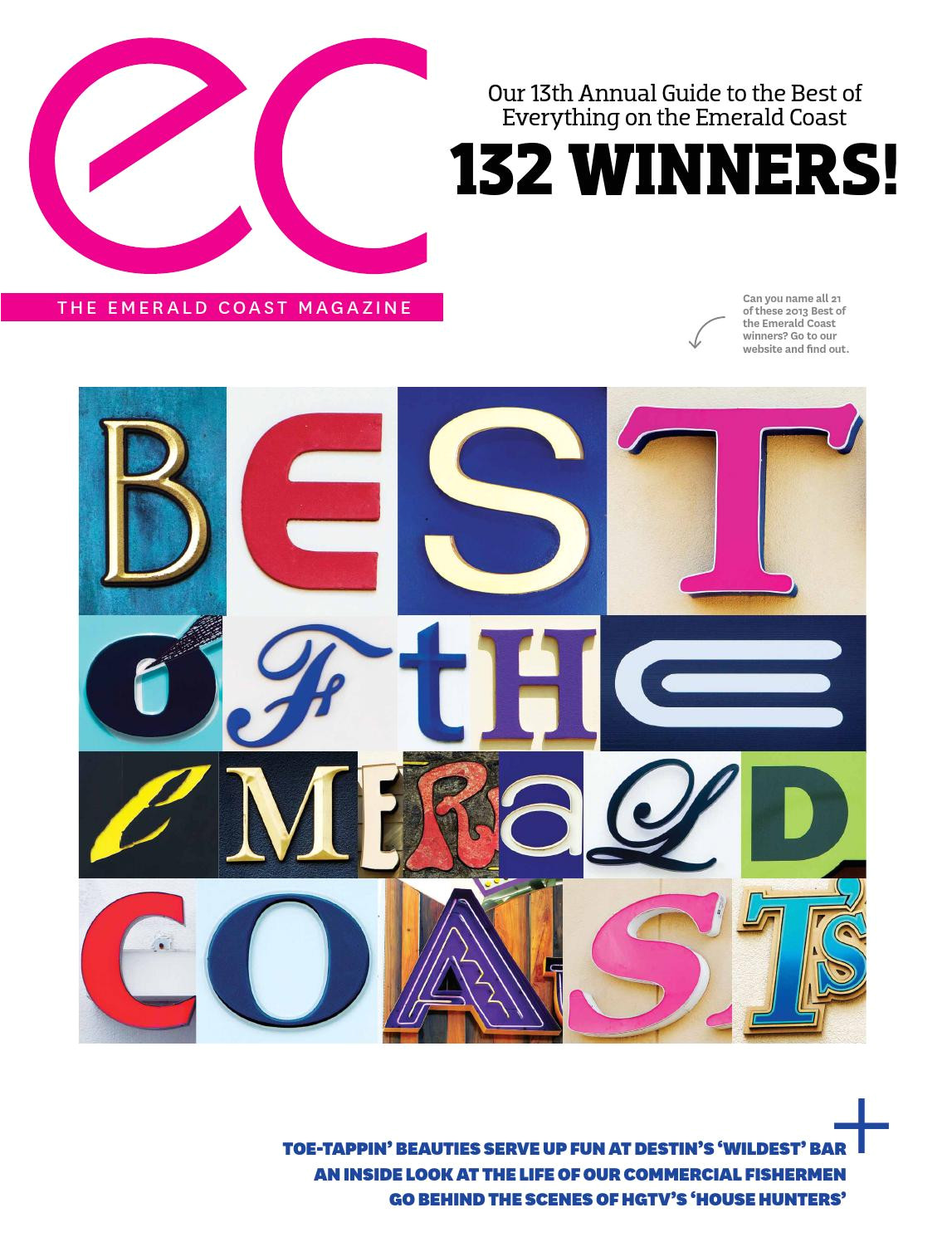 emerald coast magazine october november 2013 by rowland publishing inc issuu