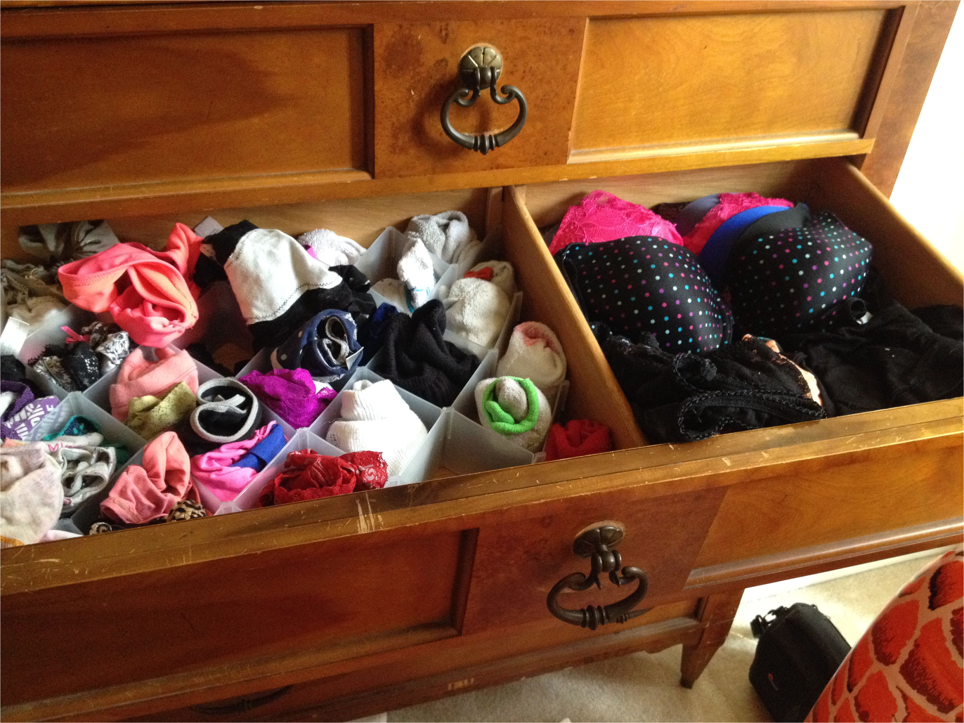 best way to store bras and panties