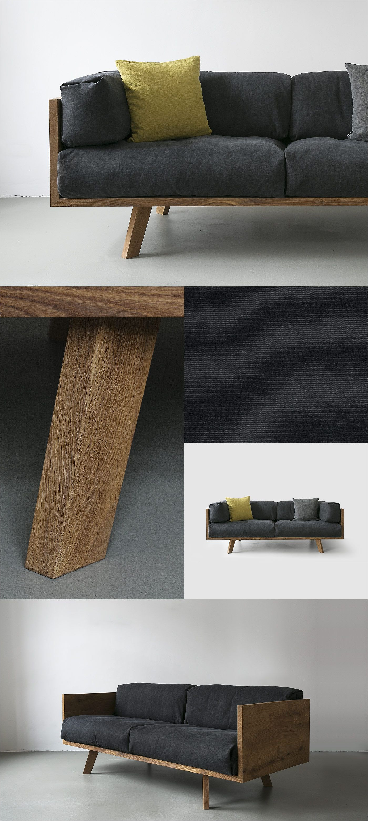 diy furniture i mobel selber bauen i couch sofa daybed i inspiration i nutsandwoods oak linen sofa