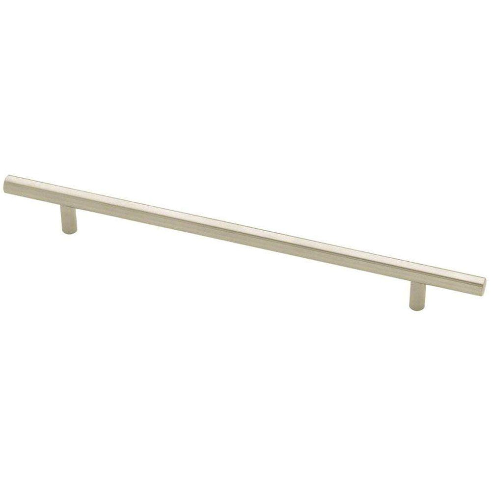 224mm brushed steel bar drawer pull