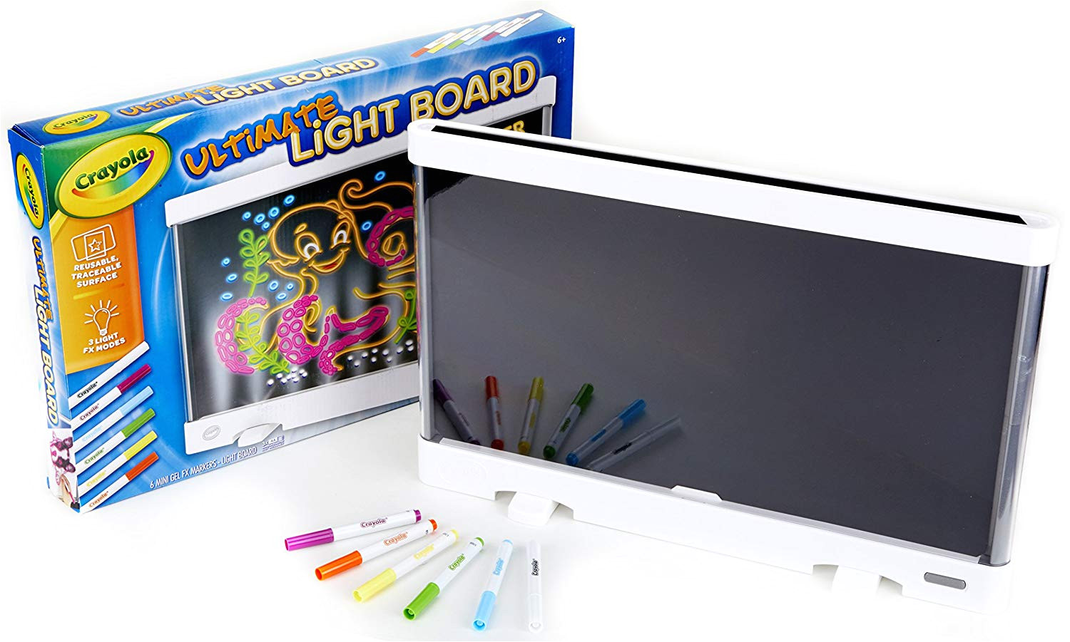 crayola ultimate light board drawing tablet gift for kids age 6 7 8 9 markers amazon canada