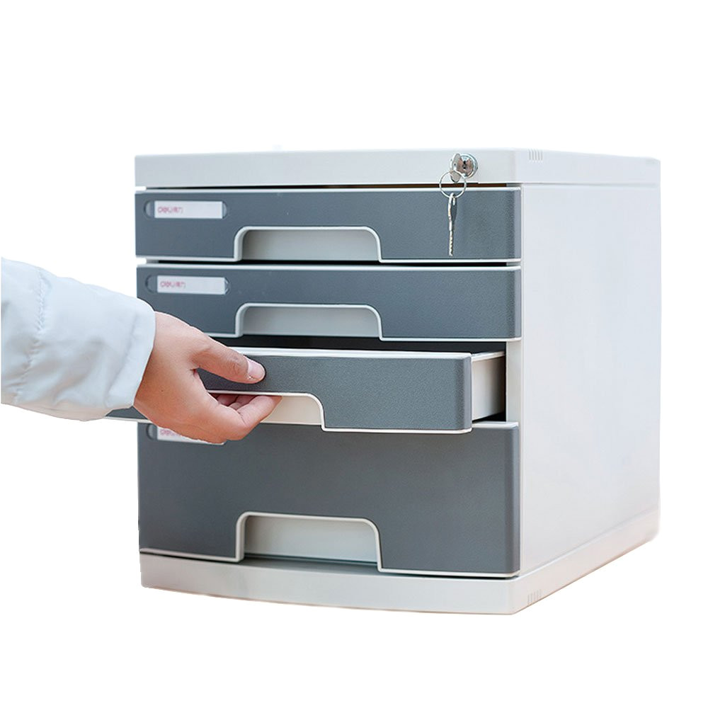 filing cabinet kky enter desktop file cabinet lockable data drawer 4 layers plastic office storage box office desktop drawer organizer amazon co uk