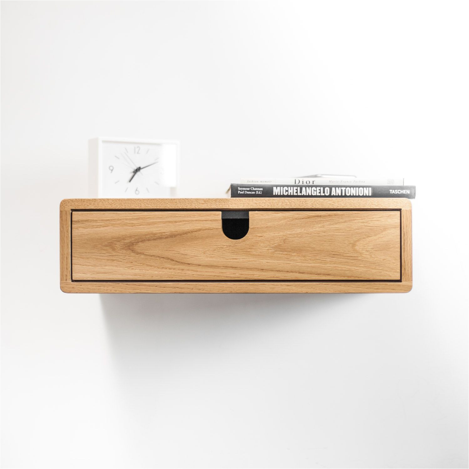 floating nightstand with drawer in oak scandinavian by habitables