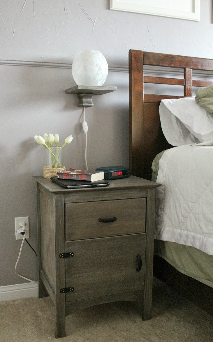 old bedside wood nightstand table with floating lamp storage and drawer ideas rustic slim night tables