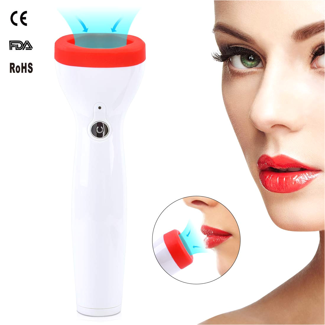 amazon com lip plumper device automatic fuller lip plumper enhancer quick natural fuller thicker sexy lip enhancement enlarger tool beauty