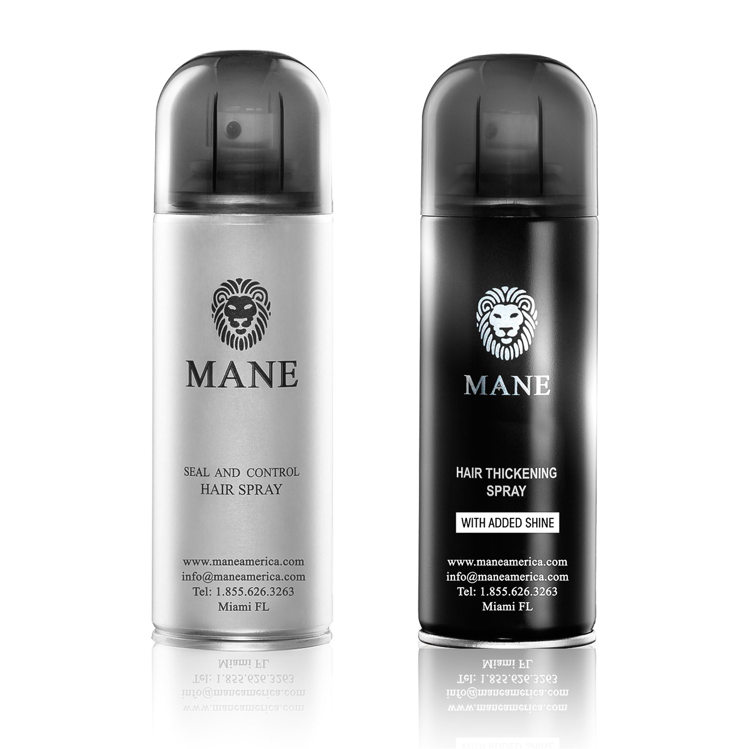 mane america hair thickener spray combo black by mane america amazon de beauty