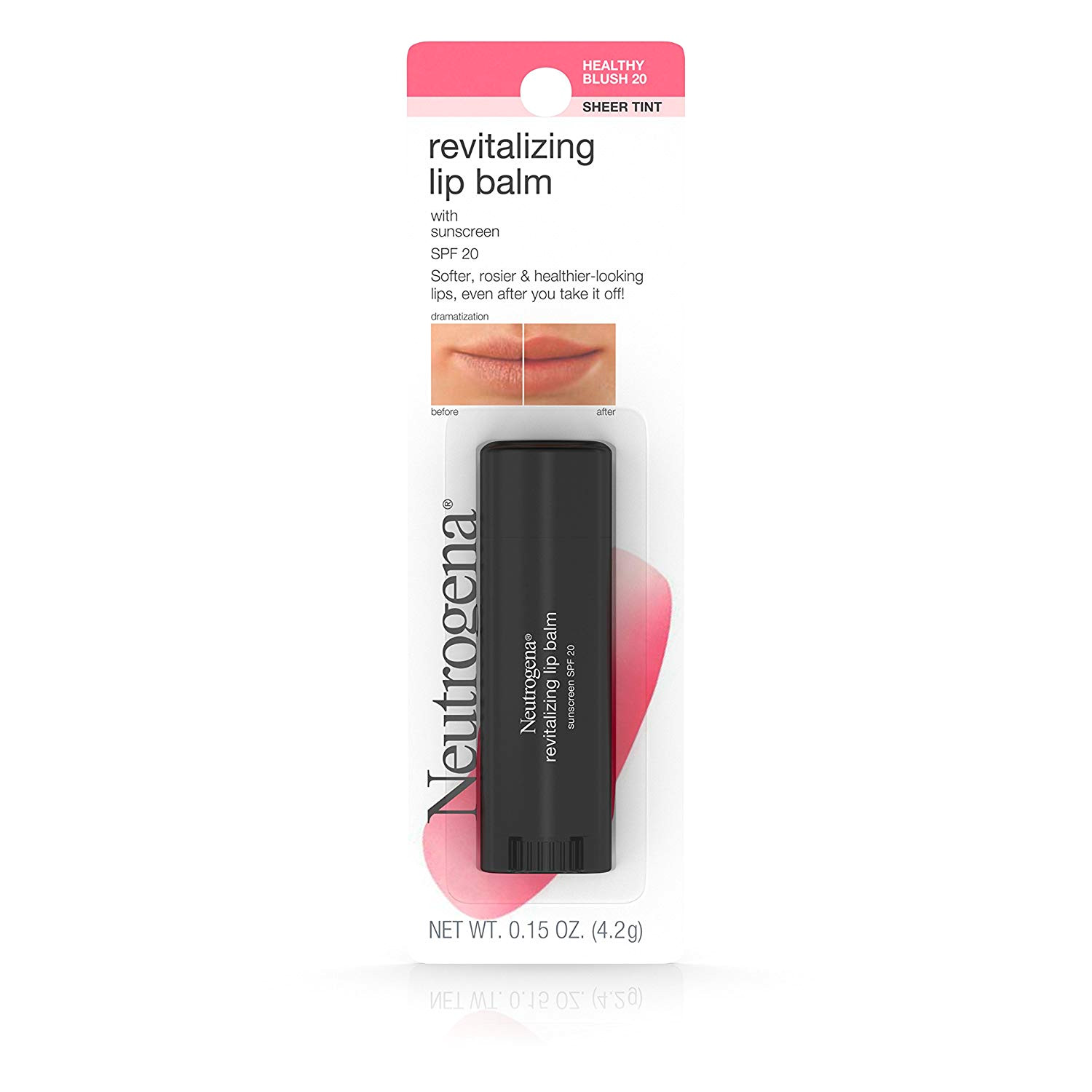 neutrogena revitalizing lip balm healthy blush 20 0 15 ounce by neutrogena amazon de drogerie korperpflege