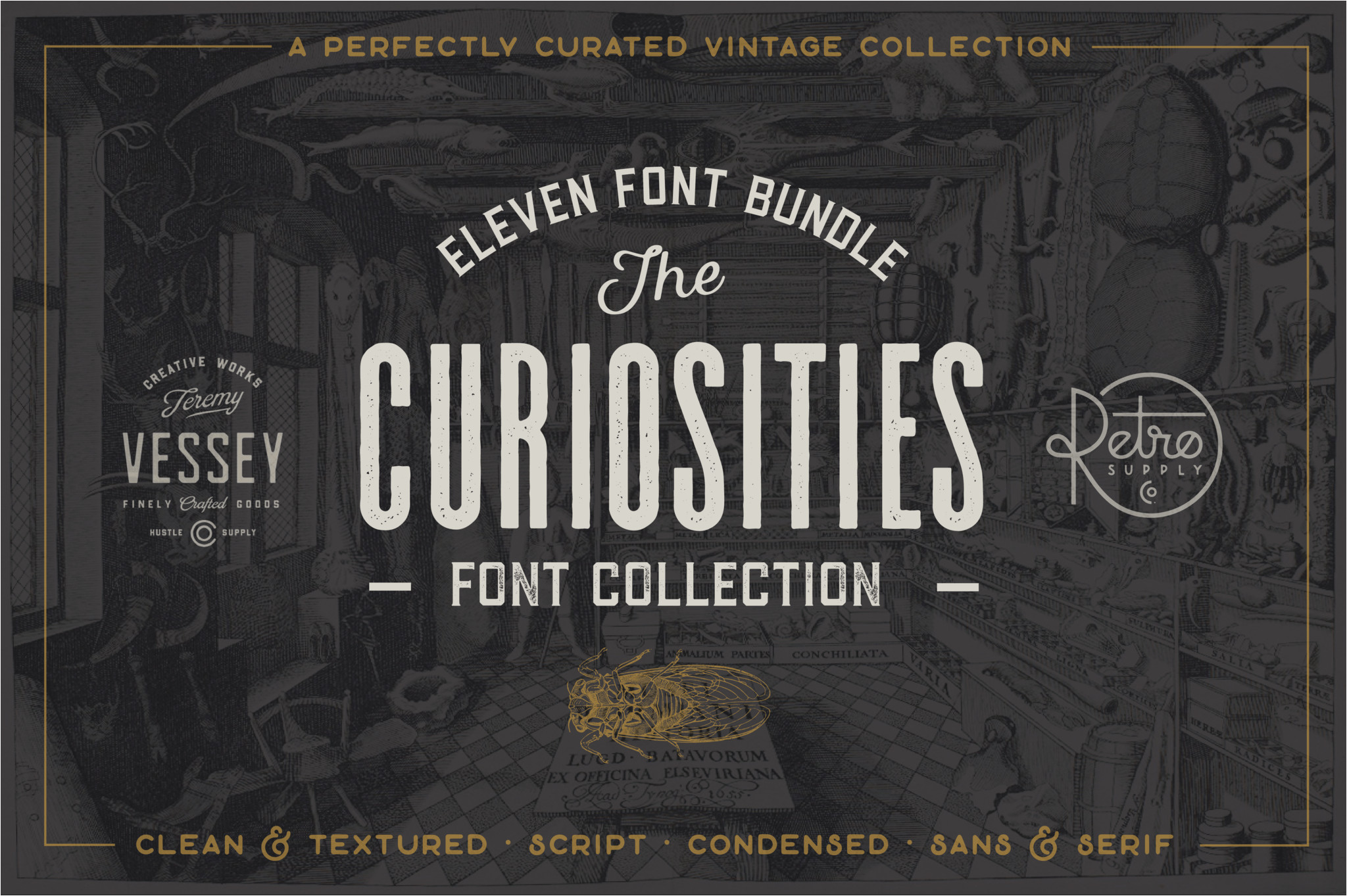 the curiosities font collection