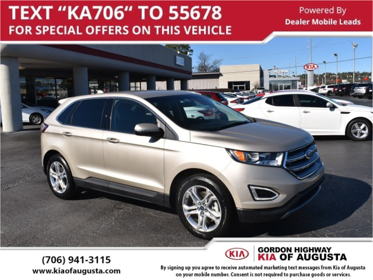 used 2018 ford edge in augusta ga