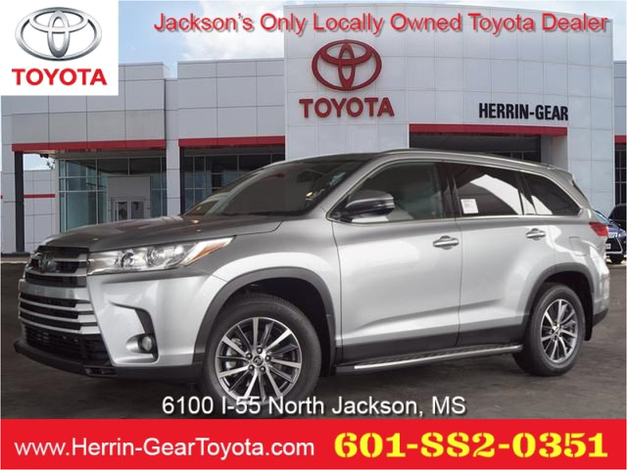 new 2019 toyota highlander in jackson ms