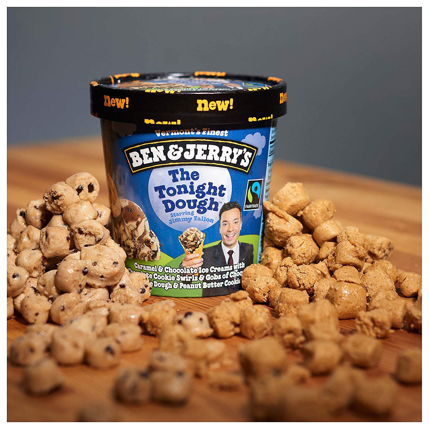 ben jerry s ice cream the tonight dough 16 oz amazon com grocery gourmet food