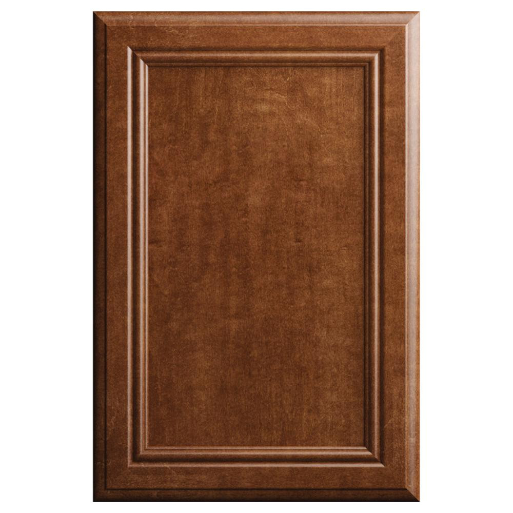 hampton bay designer series 11x15 in sprewell cabinet door sample in paprika