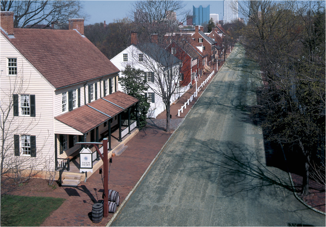 16 main street in salem nc looking north toward winston