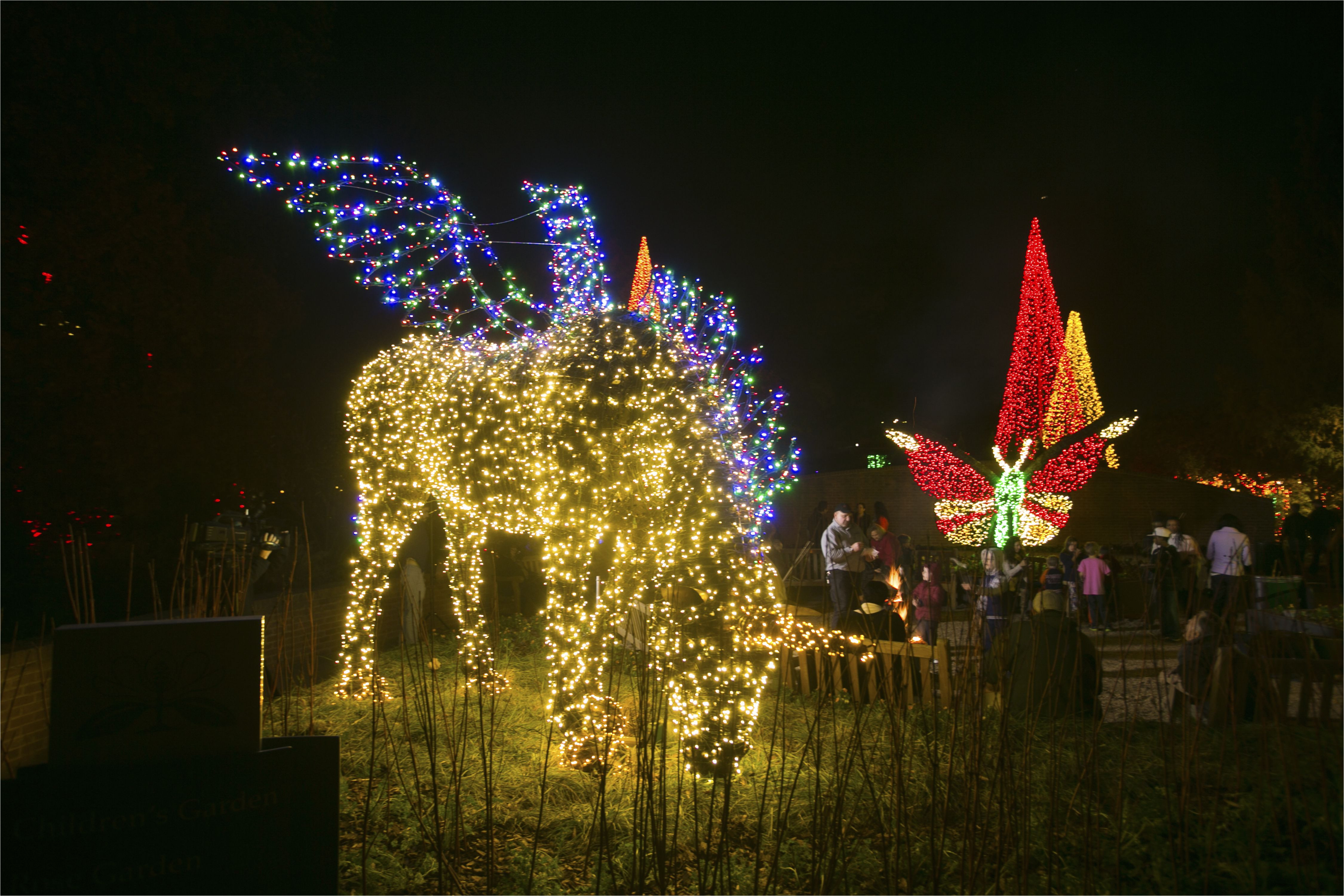 show surprising garden lights atlanta botanical garden in ice goddess at garden lights holiday nights