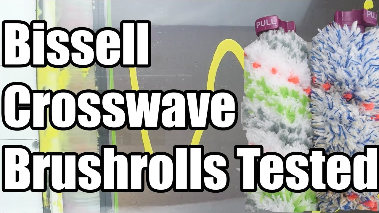 bissell crosswave vs crosswave pet pro brush rolls tested