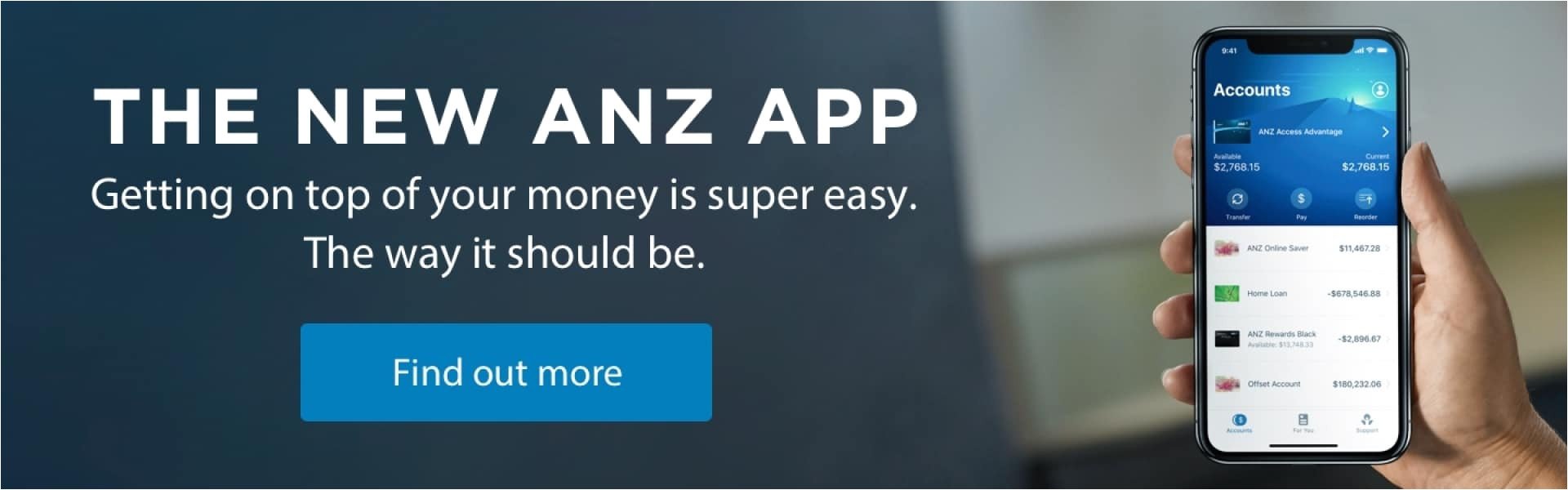 new to anz internet banking