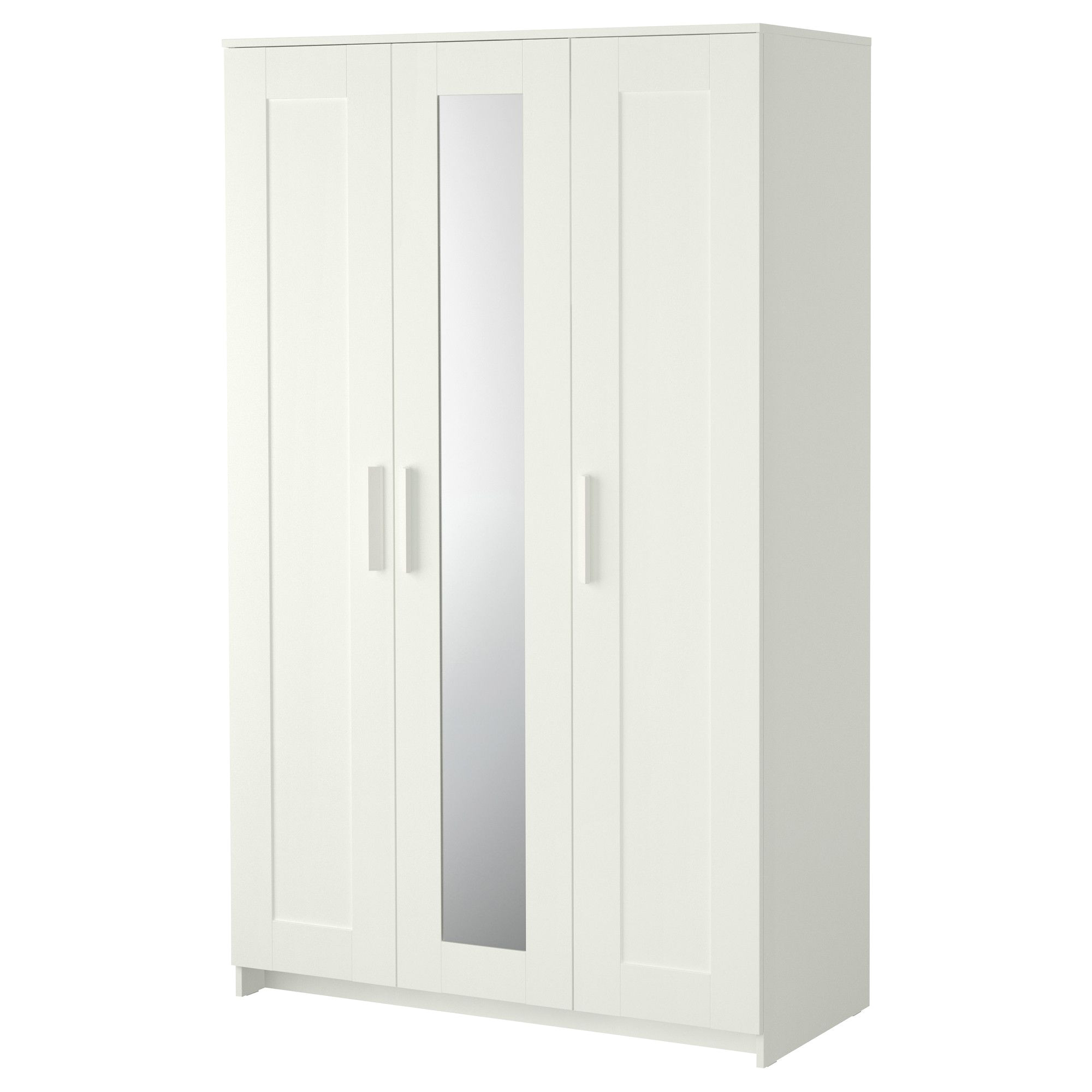 brimnes wardrobe with 3 doors white ikea