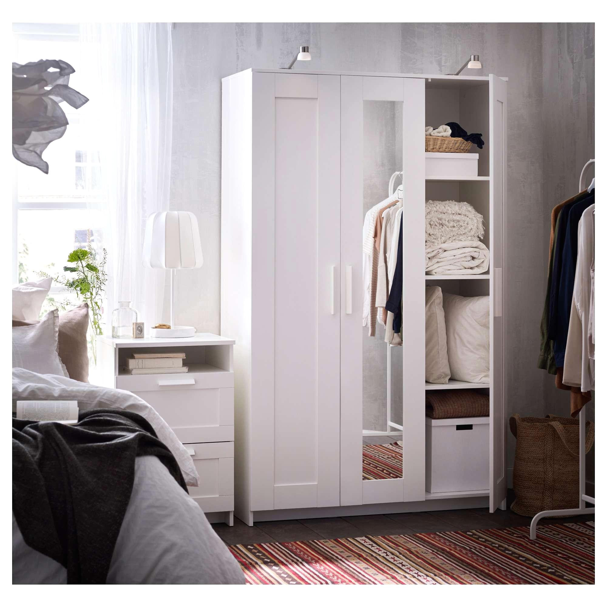 brimnes wardrobe with 3 doors white home furniture ikea kleiderschrank brimnes new schrank mit spiegel