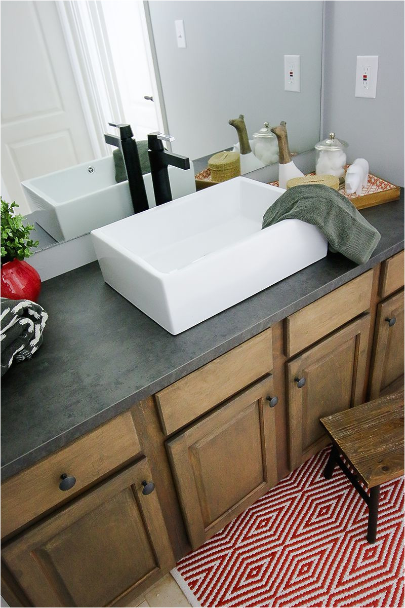 ikea laminate countertop concrete look alike bower power blog