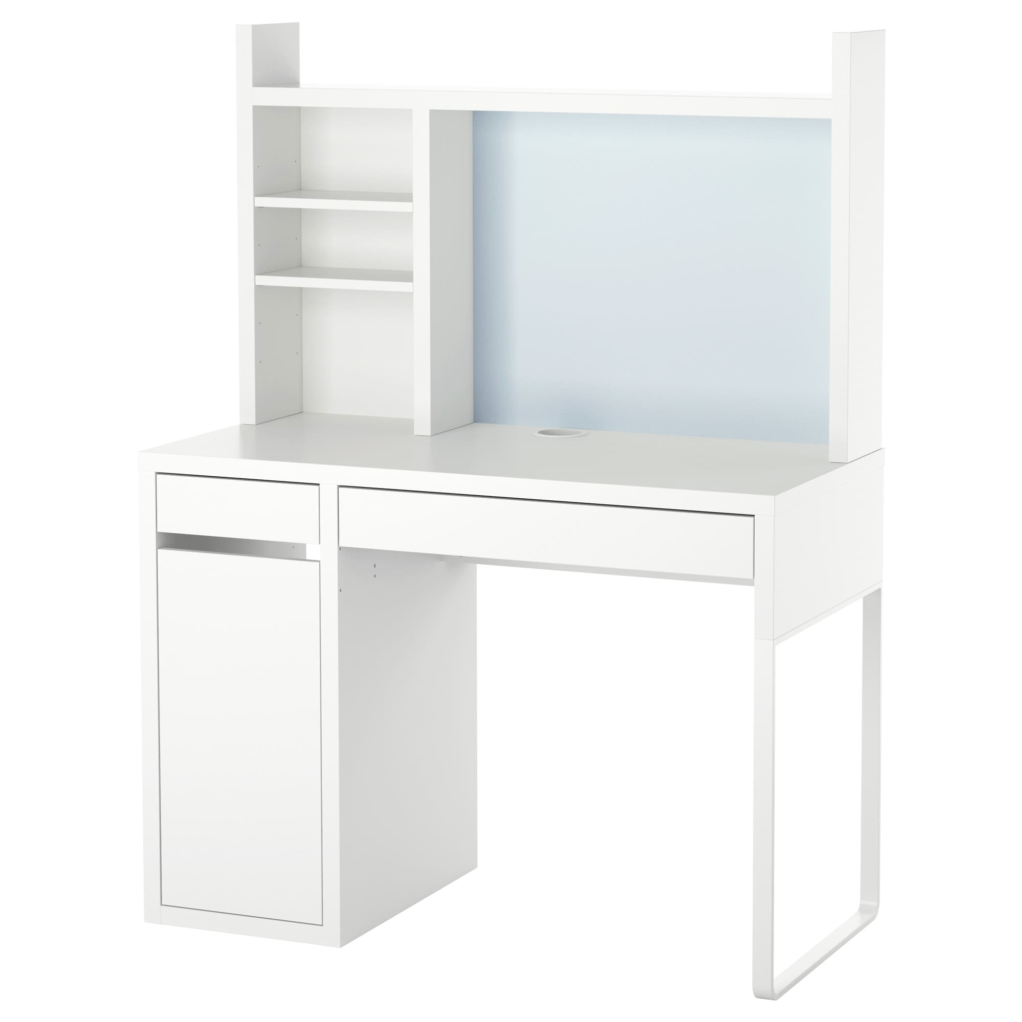 ikea micke workstation drawer stops prevent the drawers from being pulled out too far