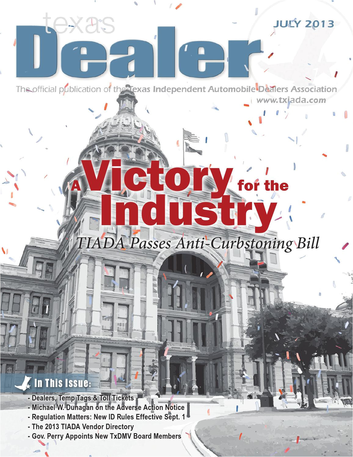 texas dealer july 2013 by texas independent auto dealers association issuu