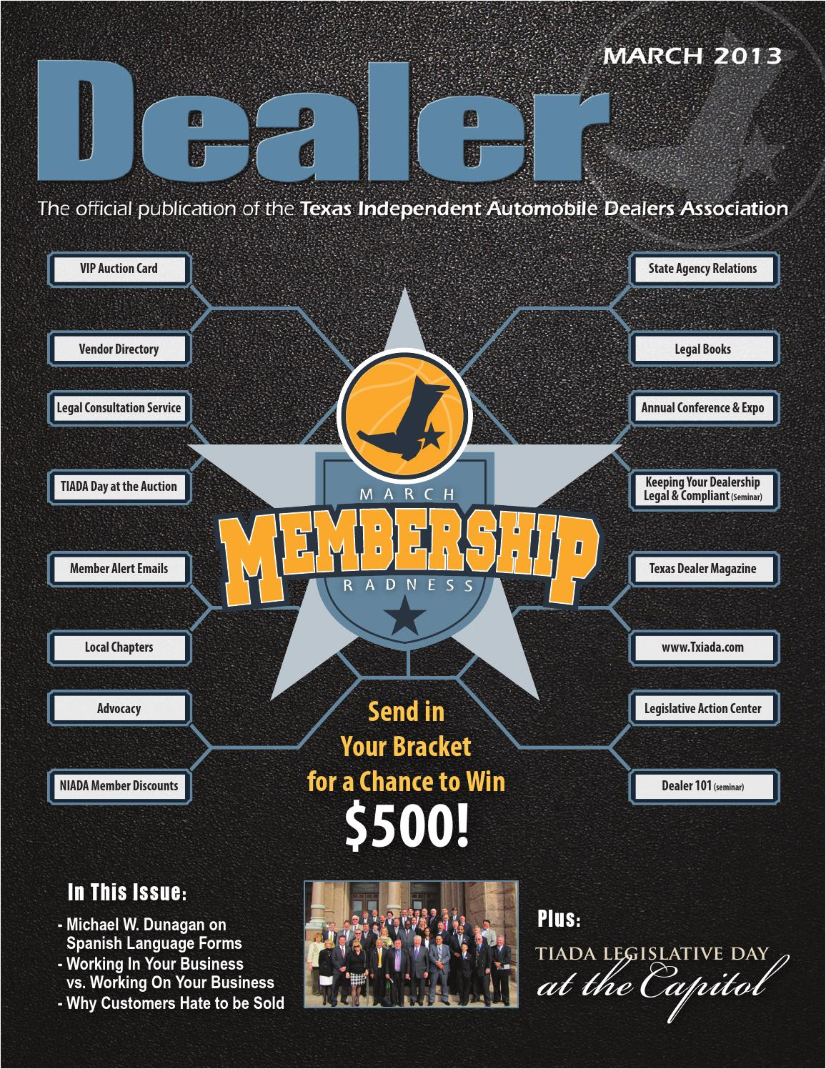 texas dealer march 2013 by texas independent auto dealers association issuu