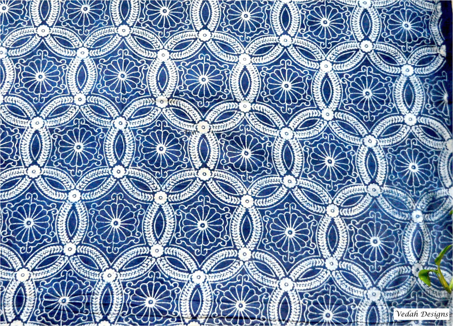 Indigo Mudcloth Fabric by the Yard Moroccan Design Indigo Fabric Mudcloth Block Print Fabric by Etsy