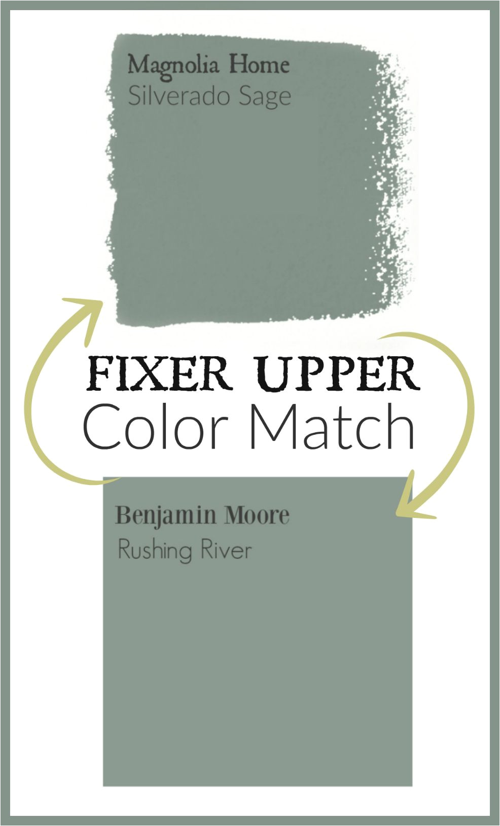 fixer upper paint color matched to benjamin moore paint