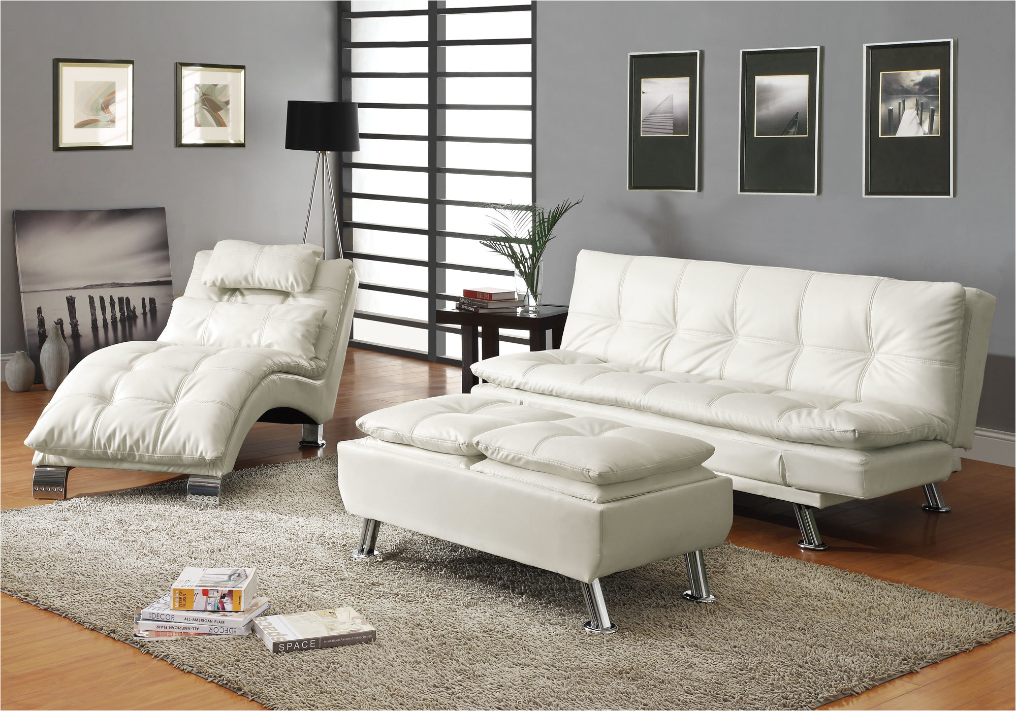 baize sleeper configurable living room set