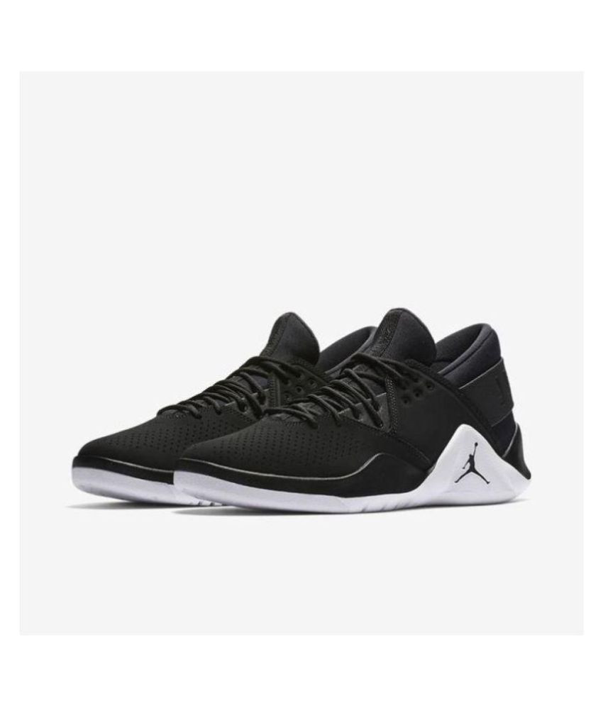 jordan flight fresh black basketball shoes