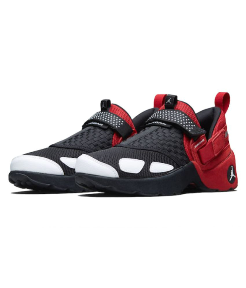 jordan trunner lx retro red black training shoes