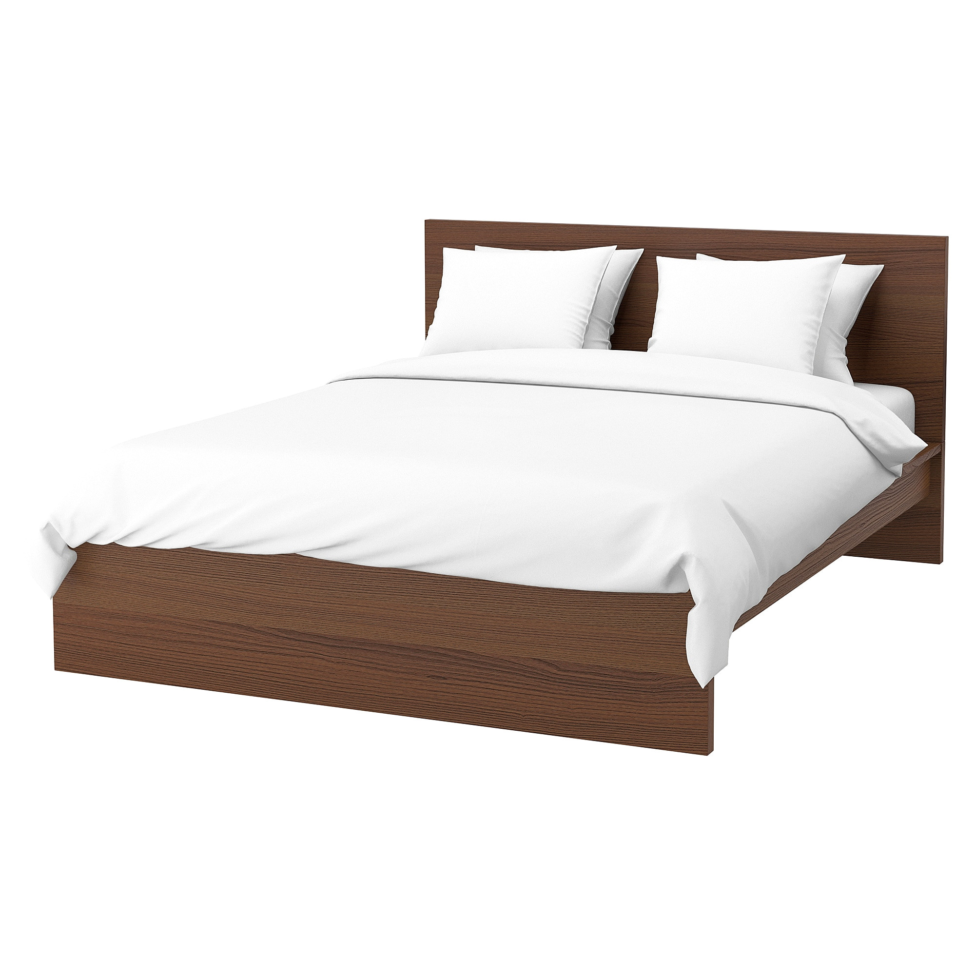 ikea malm bed frame high real wood veneer will make this bed age gracefully